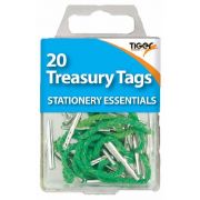 (20) STEEL TREASURY TAGS