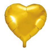 45CM GOLD HEART FOIL BALLOON