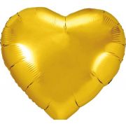 61cm GOLD HEART FOIL BALLOON