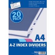 (20) A-Z A4 INDEX DIVIDER