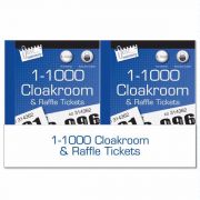 CLOAKROOM TICKETS 1-1000 12S