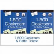 CLOAKROOM TICKETS 1-500  12S