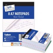 (8) A7 NOTEBOOKS LINED PAPER