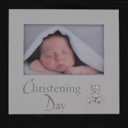 PEARLISED CHRISTENING 6x4in FRAME