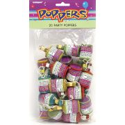 20PK PARTY POPPERS