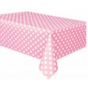 LOVELY PINK DOTS TABLE COVER