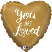 18in YOU ARE LOVED HOLO FOIL BALLOON