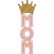 6ft SPECIAL DELIVERY MOM CROWN FOIL BALLOON