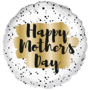 18in MOTHERS DAY GOLD SPOT FOIL BALLOON