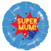 18in SUPERMUM MOTHER`S DAY FOIL BALLOON