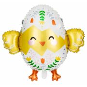 78x64cm CHICK SHAPED STANDING FOIL BALLOON