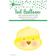EASTER CHICK SHAPED FOIL BALLOON