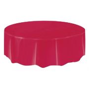 RED ROUND TABLE COVER (STANDARD PACKAGING)