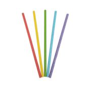 50PK 5 COLOURS PAPER DRINKING STRAWS