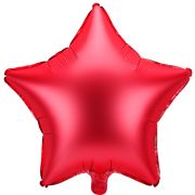48cm RED STAR FOIL BALLOON