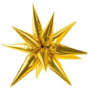 95cm 3D GOLD STAR FOIL BALLOON