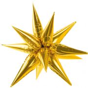 70cm 3D GOLD STAR FOIL BALLOON