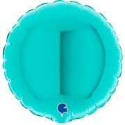 4in TIFFANY ROUND AIR FILL FOIL BALLOON 10S