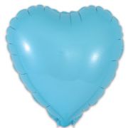 9in MATTE BLUE HEART FOIL BALLOON 5S