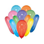 30PK ASSORTED COLOURS AND SHAPES BALLOONS