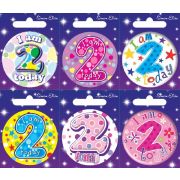AGE 2 SMALL BADGES  6S