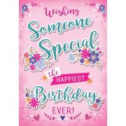 10x7in SOMEONE SPECIAL BOXED CARD 3S