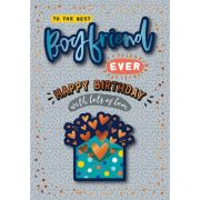 10X7in BOYFRIEND BIRTHDAY BOXED CARD 3S