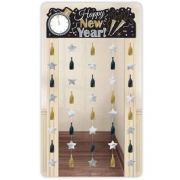 GOLD & SILVER NEW YEAR DOOR CURTAIN